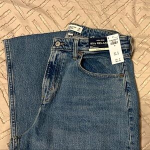 90s Relaxed Fit Blue Jeans